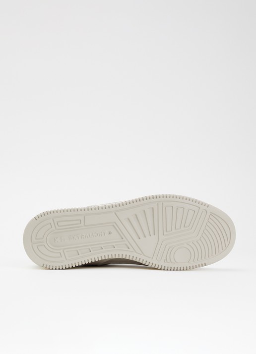 Nubikk Basket Cole sneaker van leer - detail 4 lichtgrijs