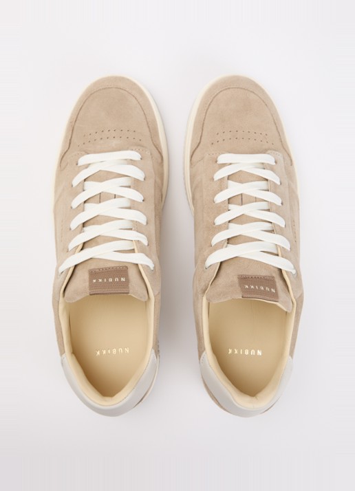 Nubikk Basket Cole sneaker van suède - detail 4 beige