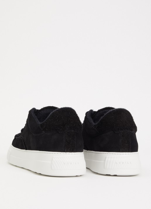 Nubikk Caldera Tora sneaker van suède - achterkant 5 zwart