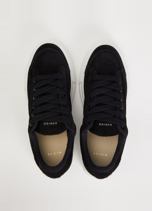 Nubikk Caldera Tora sneaker van suède - detail 3 zwart