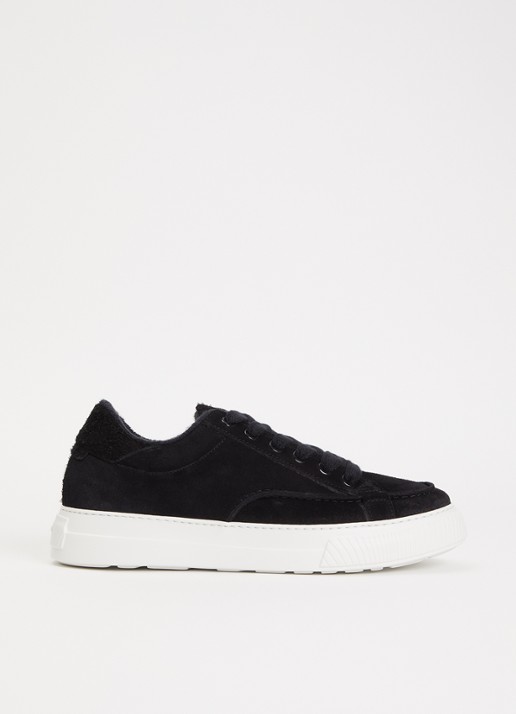 Nubikk Caldera Tora sneaker van suède - voorkant zwart