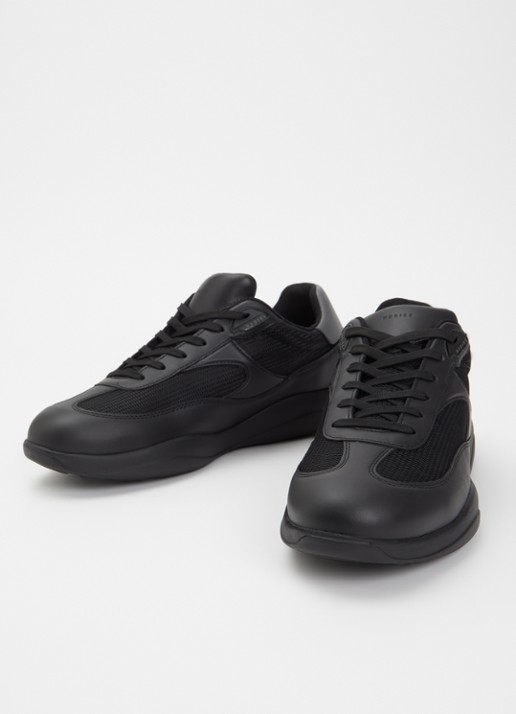 Nubikk Denzel Dane sneaker van mesh met details van leer - detail 2 zwart