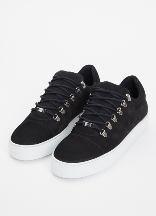 Nubikk Jagger Classic sneaker van nubuck  - detail 2 zwart