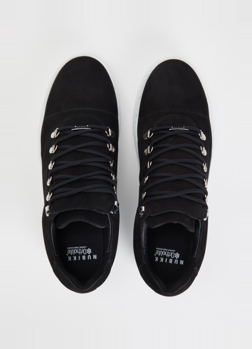 Nubikk Jagger Classic sneaker van nubuck  - detail 3 zwart
