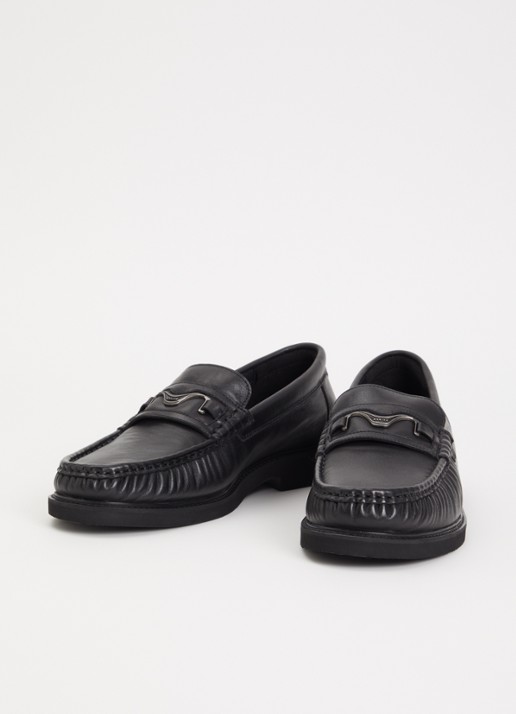 Nubikk James Gatsby loafer van leer  - detail 2 zwart