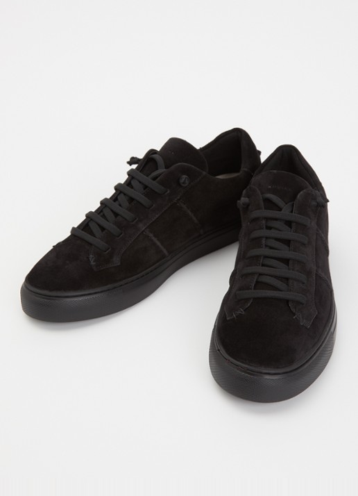 Nubikk Jase Ease sneaker van suède - detail 2 zwart