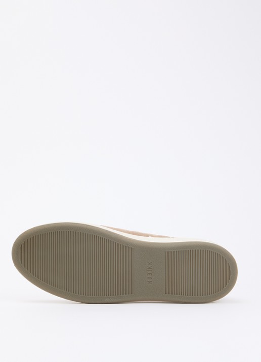 Nubikk Jiro Yacht bootschoen van suède - detail 3 donkerbeige
