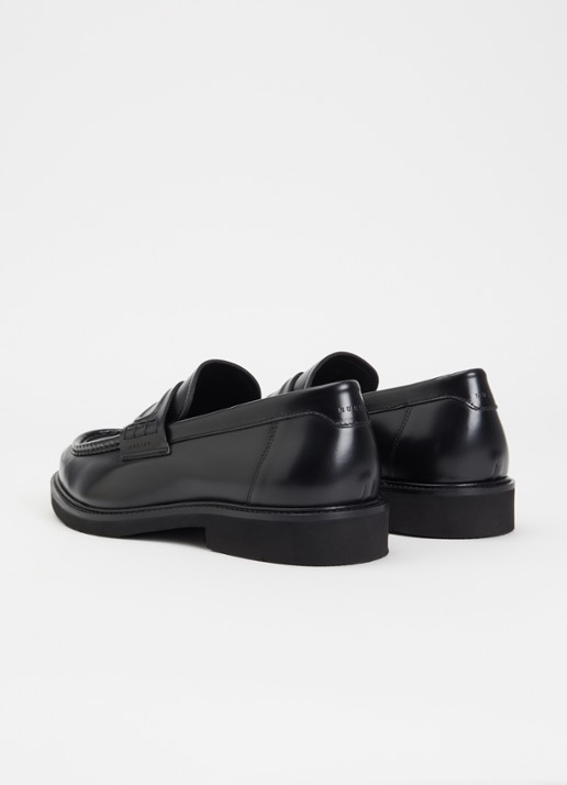 Nubikk Jones Gatsby loafer van leer - achterkant zwart