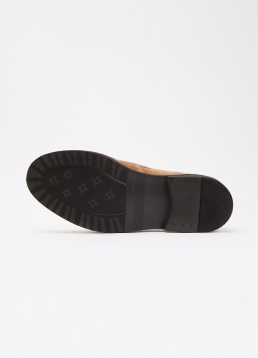 Nubikk Jones Mio loafer van suède - detail 4 lichtbruin