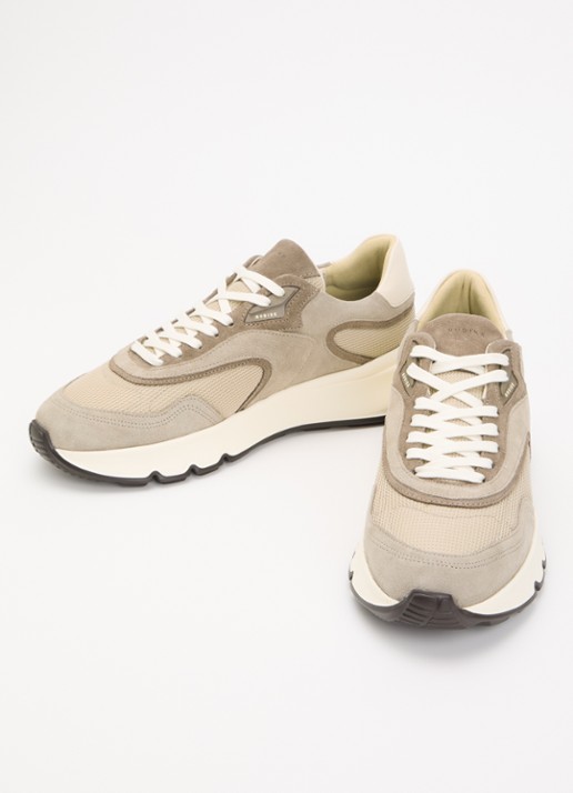 Nubikk Luca Noa sneaker met suède details - detail 2 beige