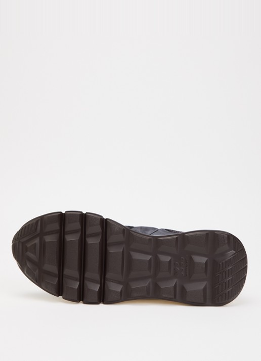 Nubikk Luca Noa sneaker met suède details - detail 4 donkerblauw