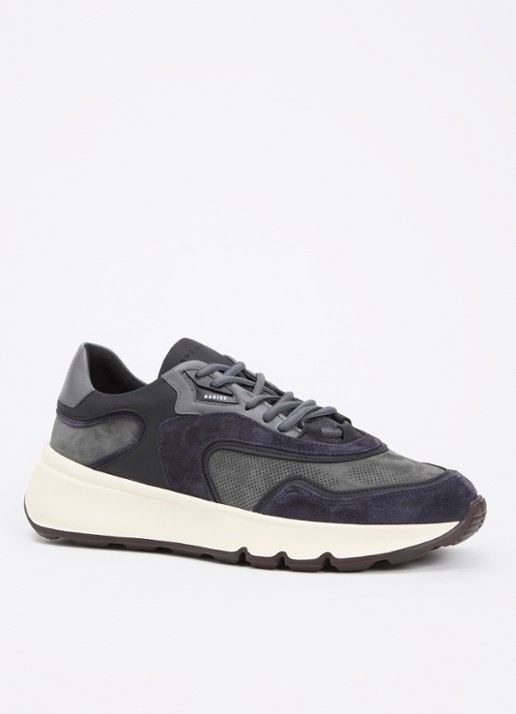 Nubikk Luca Noa sneaker van suède met mesh details