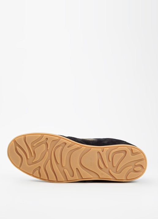 Nubikk Riley Morgan sneaker van suède met mesh details - detail 3 zwart