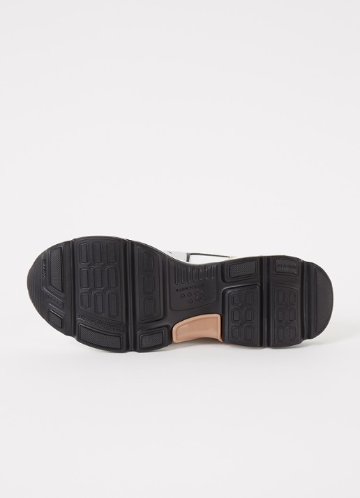 Nubikk Ross Trek Edge sneaker met leren details - detail 4 wit
