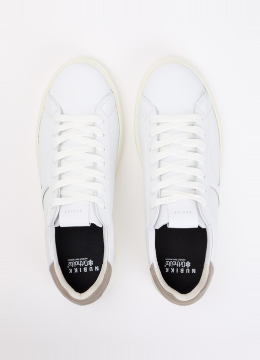 Nubikk Vick Cosmo sneaker van leer - detail 2 wit