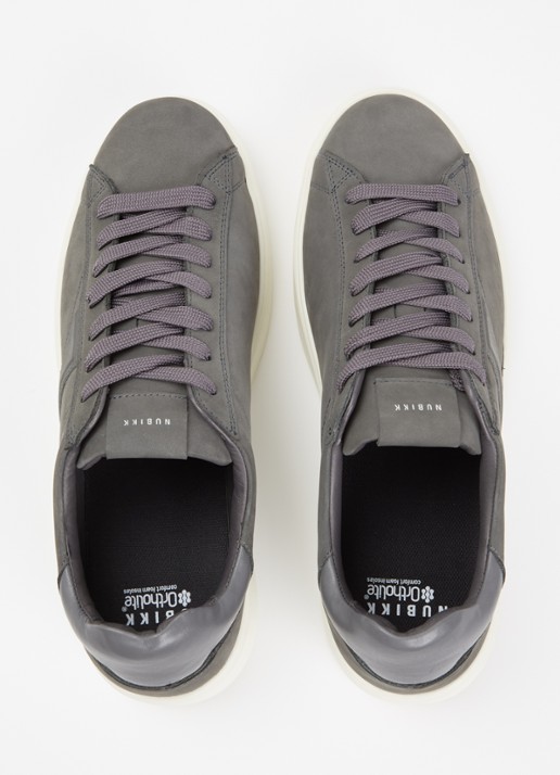Nubikk Vick Cosmo sneaker van nubuck - detail 4 grijs