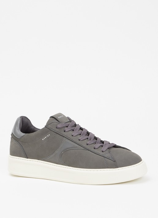 Nubikk Vick Cosmo sneaker van nubuck - voorkant 2 grijs