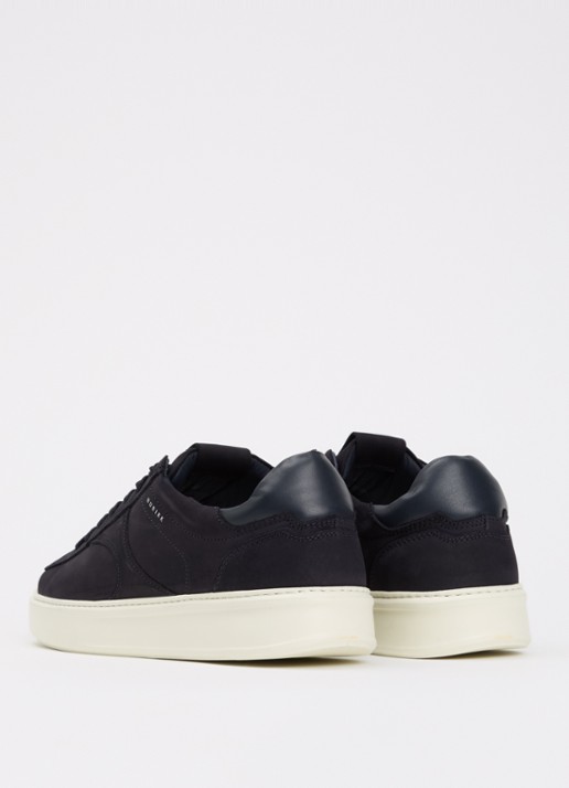 Nubikk Vick Cosmo sneaker van nubuck - achterkant 5 donkerblauw
