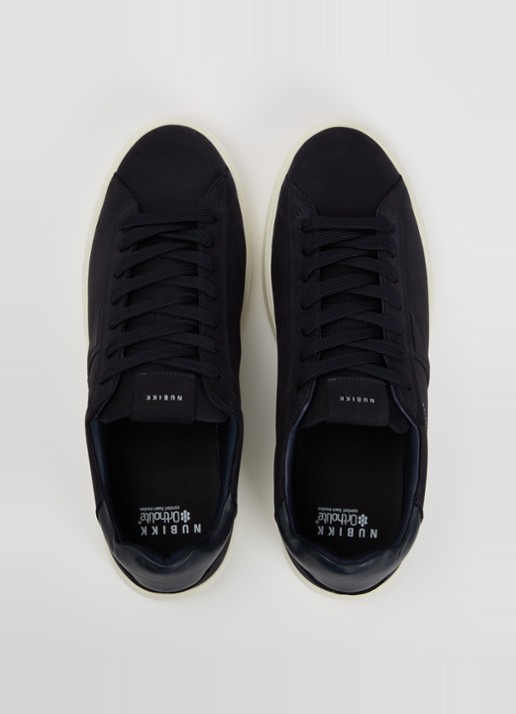 Nubikk Vick Cosmo sneaker van nubuck - detail 3 donkerblauw