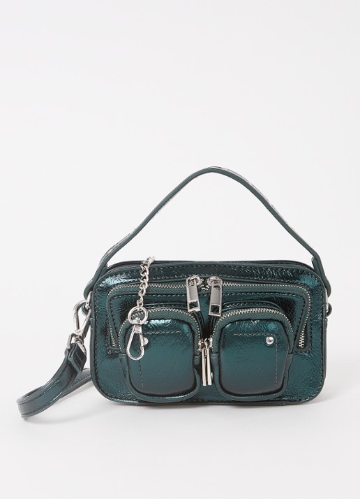 Núnoo Helena  crossbodytas met afneembare schouderriem - voorkant 4 groen