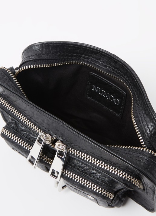 Núnoo Helena New Zealand handtas van leer - detail 2 goud