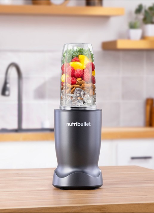 Nutribullet Turbo blender 0,9 liter - achterkant 5 metallic