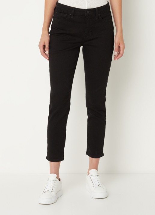 NYDJ Alina mid waist skinny fit cropped jeans met stretch
