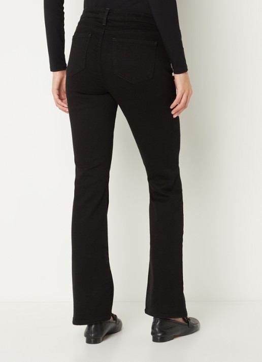 NYDJ Barbara high waist bootcut jeans met stretch - achterkant 5 zwart
