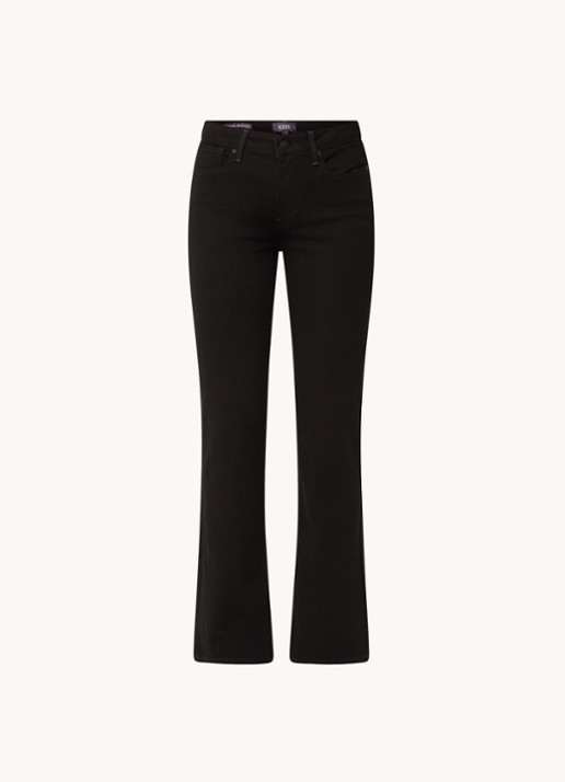 NYDJ Barbara high waist bootcut jeans met stretch - voorkant zwart