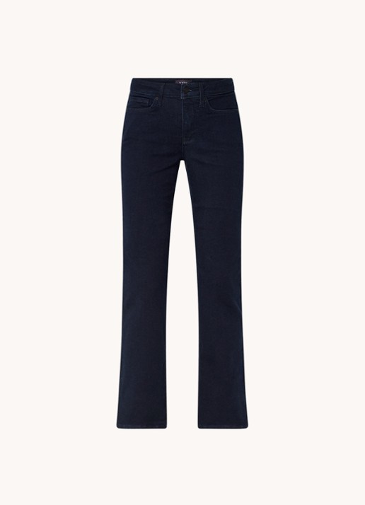 NYDJ Barbara mid waist bootcut jeans met donkere wassing - voorkant 2 indigo