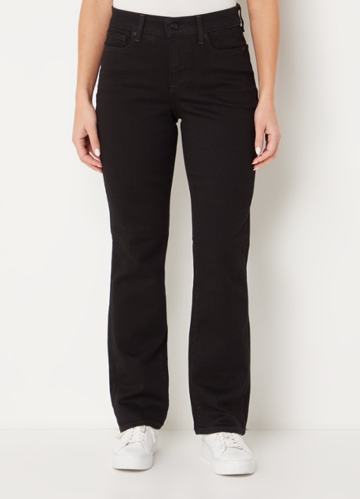 NYDJ Ellison high waist straight leg jeans met gekleurde wassing