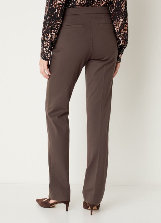 NYDJ High waist slim fit pantalon - achterkant 2 bruin