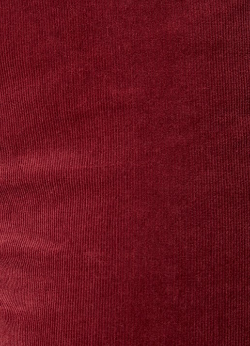 NYDJ Marilyn high waist straight fit chino van corduroy - detail 6 donkerrood