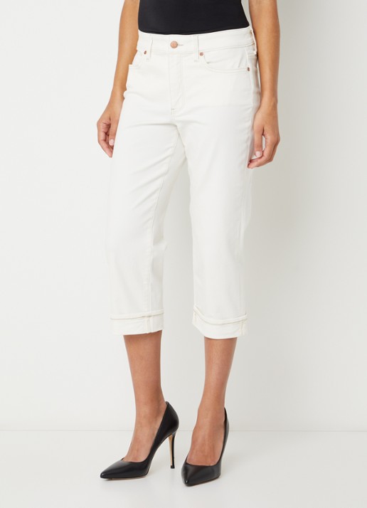 NYDJ Marilyn low waist straight leg jeans met gekleurde wassing