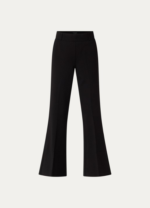 NYDJ Pull On Flare Leg Trouser Blac - voorkant 3 zwart