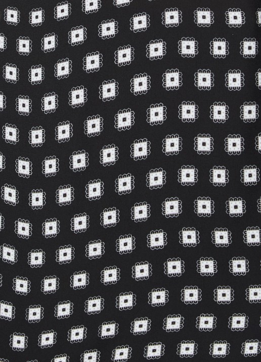 NYDJ Tuniek met print en strikkraag - detail 2 zwart