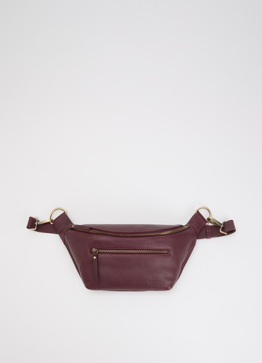 O My Bag Drew schoudertas van leer