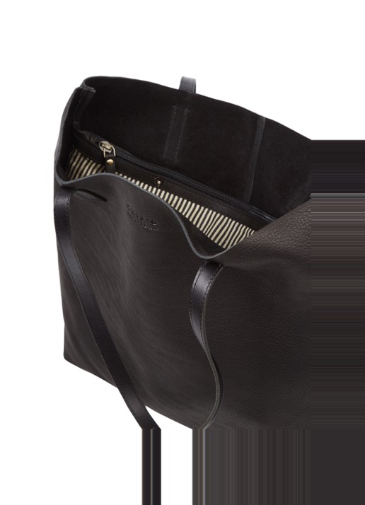O My Bag Georgia shopper van leer - detail 4 zwart