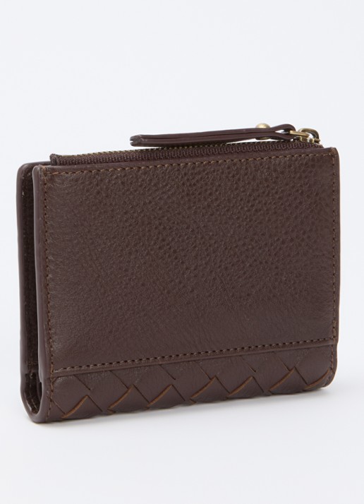 O My Bag Jamie portemonnee van leer - achterkant bruin