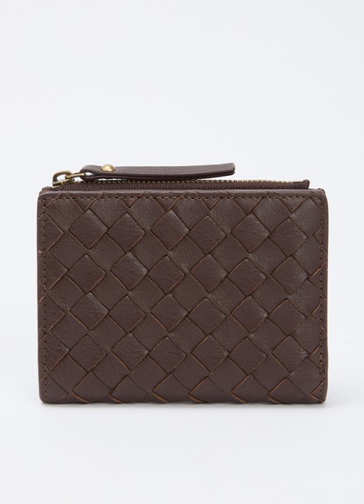 O My Bag Jamie portemonnee van leer - voorkant 2 bruin