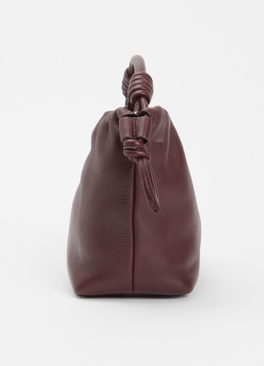 O My Bag Kiki Mini handtas van leer met afneembare schouderriem  - detail 4 kersenrood