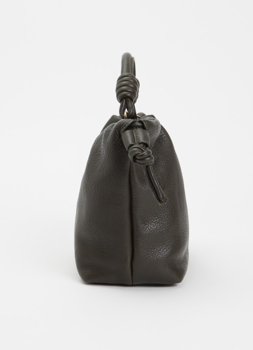 O My Bag Kiki Mini handtas van leer met afneembare schouderriem  - detail 4 mosgroen