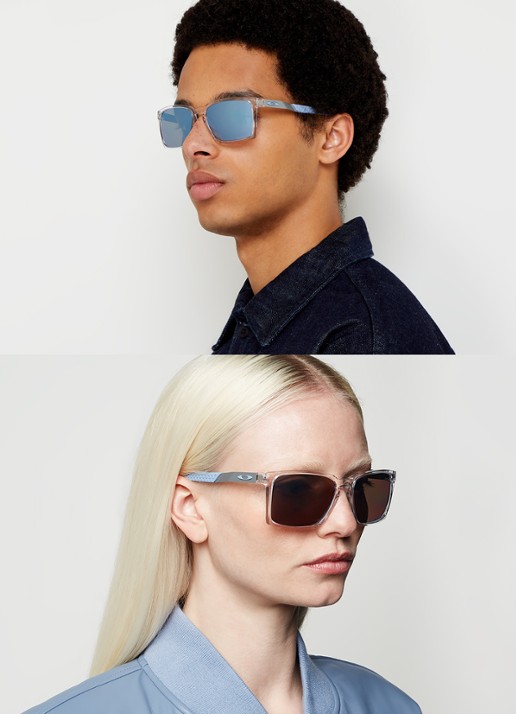 Oakley Exchange zonnebril gepolariseerd OO9483 - voorkant 2 lichtgrijs