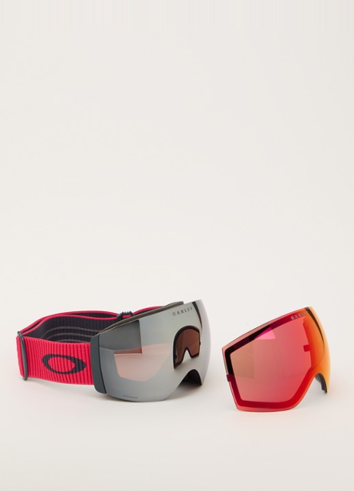 Oakley Flight Deck Pro L skibril met verwisselbare lens OZ7138 - detail grijs