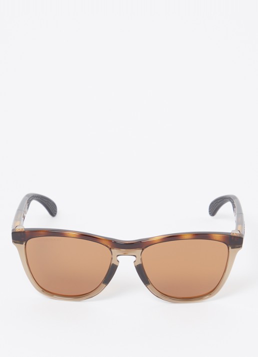 Oakley Frogskins Range zonnebril gepolariseerd OO9284 - detail donkerbruin