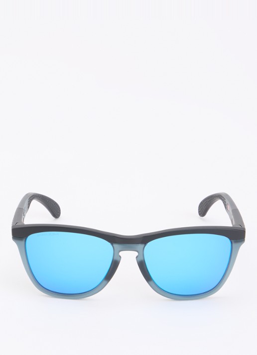 Oakley Frogskins wayfarer zonnebril OO9284  - detail zwart