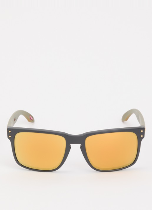 Oakley Holbrook zonnebril gepolariseerd OO9102 - detail goud