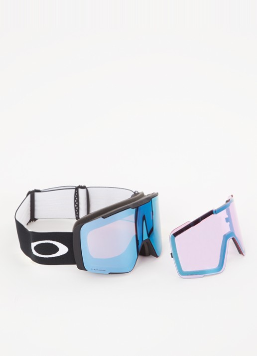 Oakley Line Miner L skibril OO7071 met extra lens - detail zwart