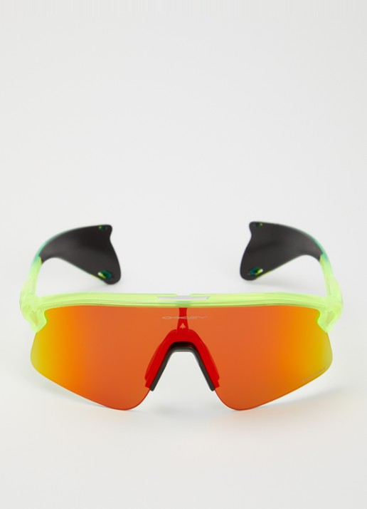 Oakley Stunt Devil zonnebril OO9517 - detail neongeel
