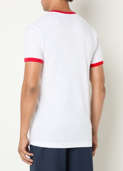 Obey 7 Wonders T-shirt met logoprint - achterkant 3 wit